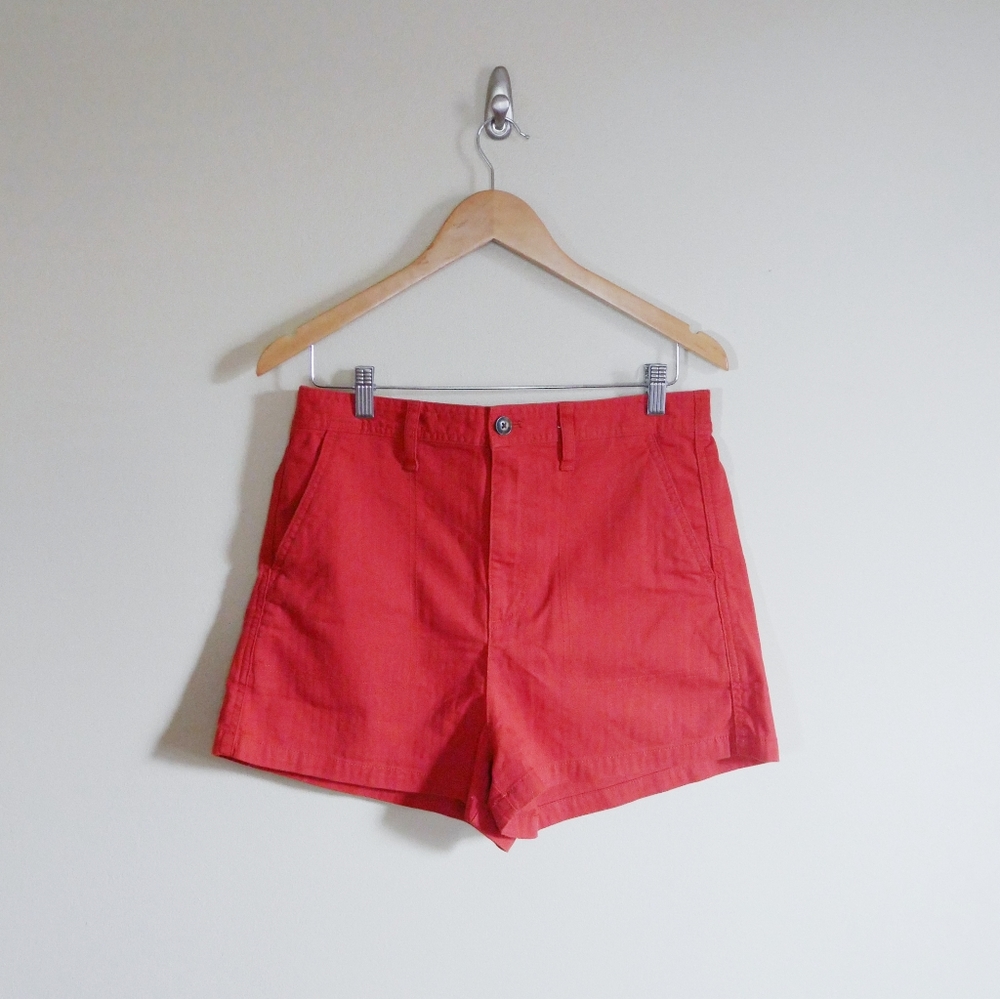 Madewell Camp Shorts Thai Chili Size M